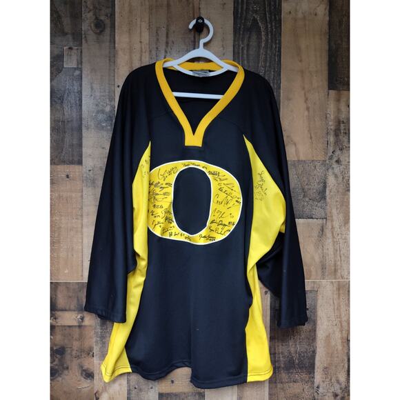 Vintage OT Sports Oregon Ducks Autographed Football Jersey – Made in USA – Rare